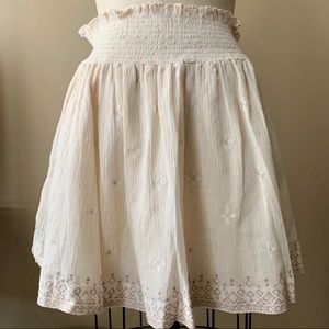 Love Sam crinkle gauze mini skirt sz M
